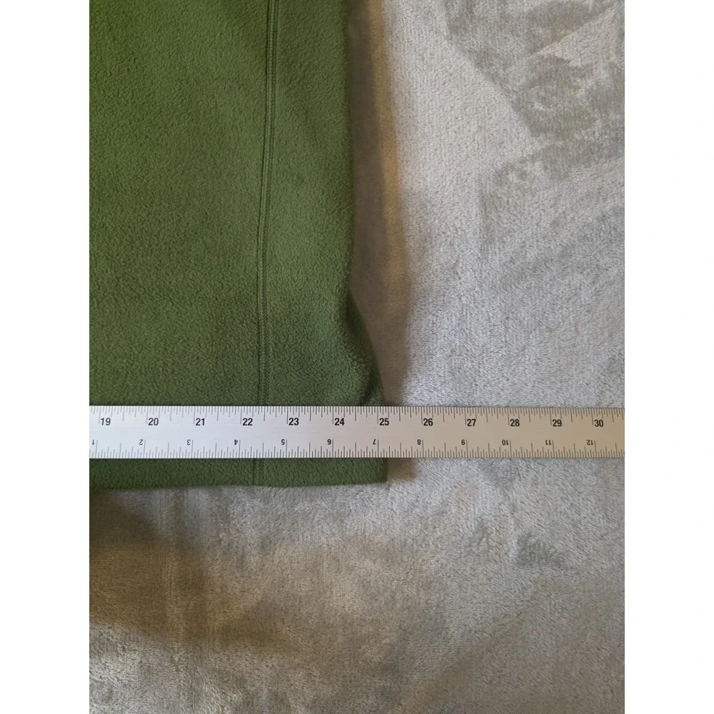 The North Face Men's XL/TG Green Quarter Zip Fleece Pullover Jacket Outdoor